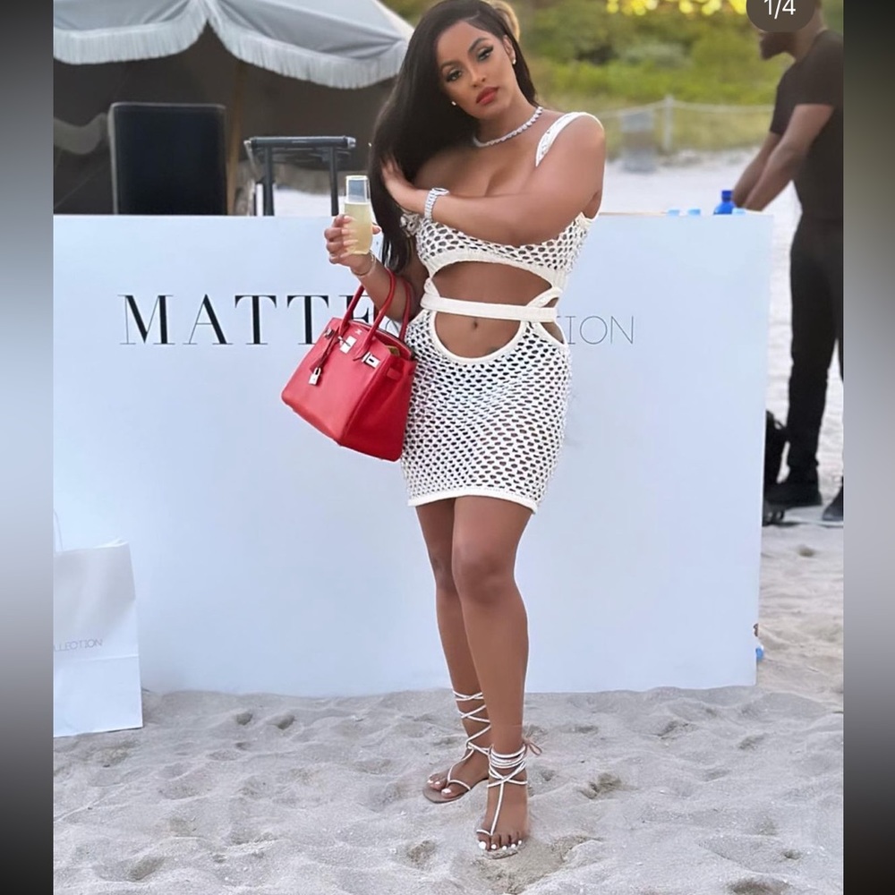 DIOTIMA Off-white Naomi Dress as seen on tv NWT